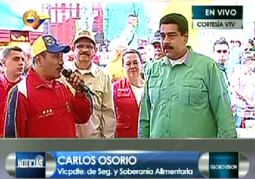 Maduro criticó movilización opositora desde un Mercal con extensas colas