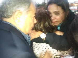 María Corina Machado ya llegó al Sebin (Fotos)