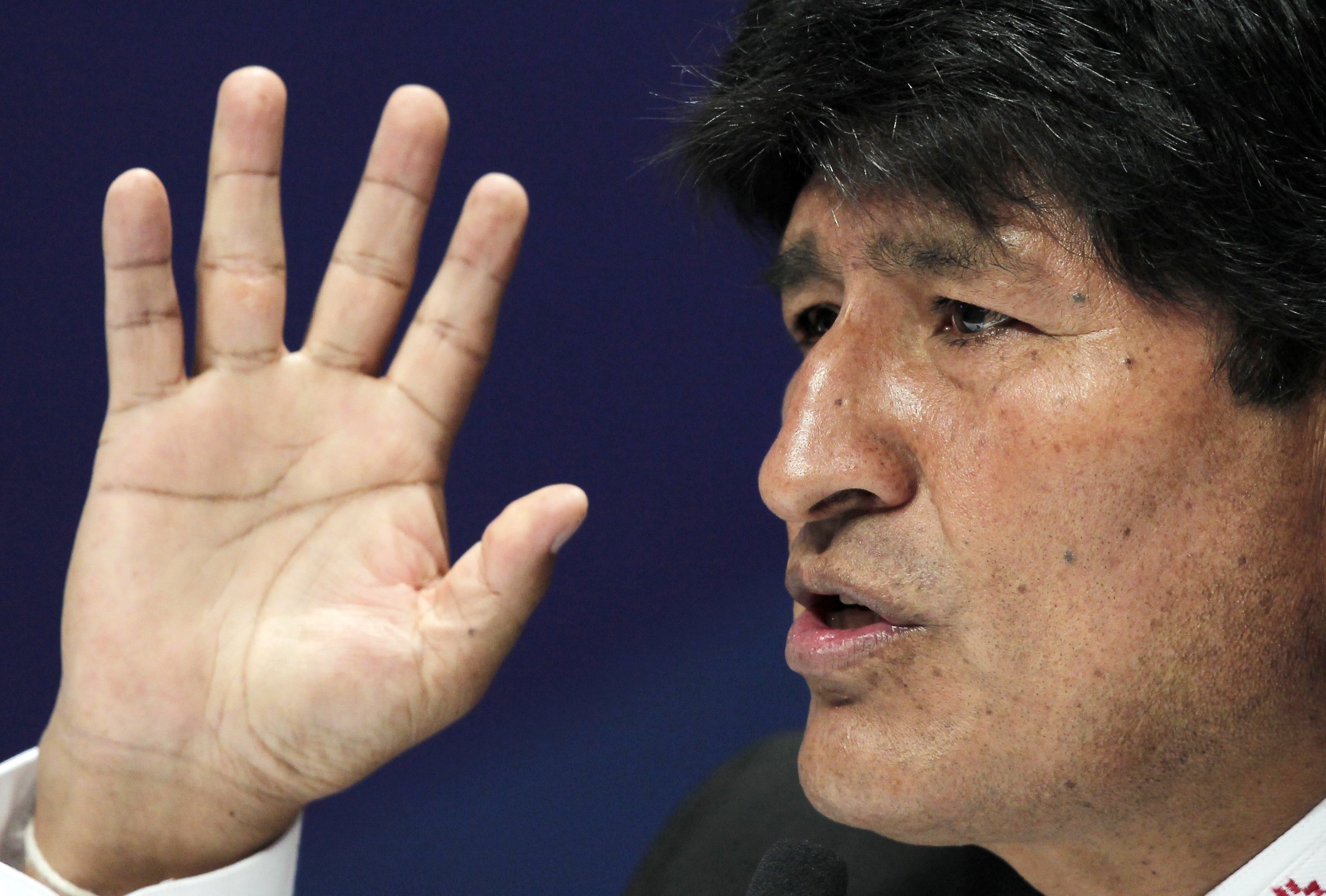 Denuncian amenaza de muerte a Evo Morales