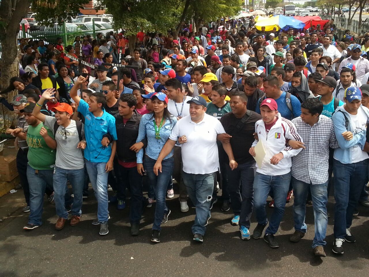 Movimiento estudiantil zuliano tomó las calles para exigir seguridad y respeto de los DDHH