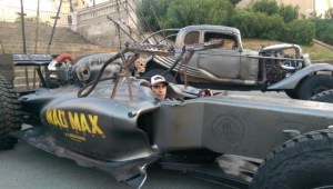 Pastor Maldonado en un Lotus F1 “Mad Max” (fotos)