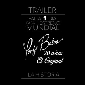 Porfi Baloa estrena mañana trailer de su nueva producción 20 años de historia