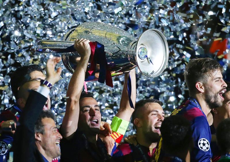 En fotos: El Barça, el primer equipo que consigue dos tripletes en el fútbol europeo