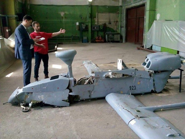 Derribado en Ucrania el más avanzado drone militar ruso (foto + video)