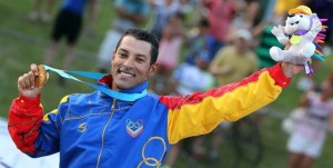 El venezolano Miguel Ubeto se llevó hoy la medalla de oro del ciclismo