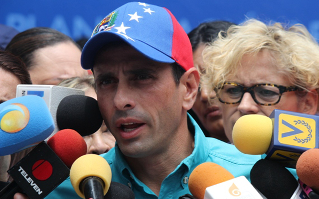 Capriles: Gobierno apela al miedo para impedir que el pueblo se exprese por el cambio
