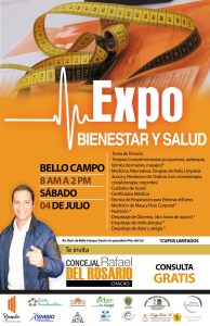 Concejal Rafael Del Rosario promueve cuarta jornada de Expo Bienestar y Salud