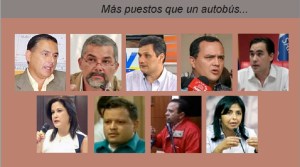 El Top 10 de los multienchufados del gobierno de Maduro