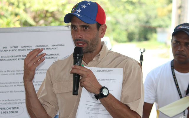 Capriles advierte que “crecen las condiciones” para una explosión social en Venezuela