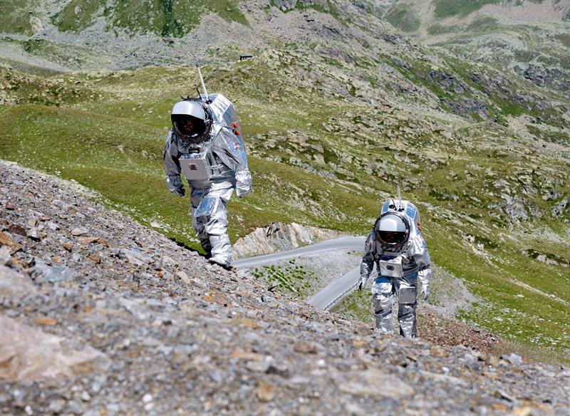 Una misión tripulada a Marte en un glaciar alpino a 2.700 metros de altura