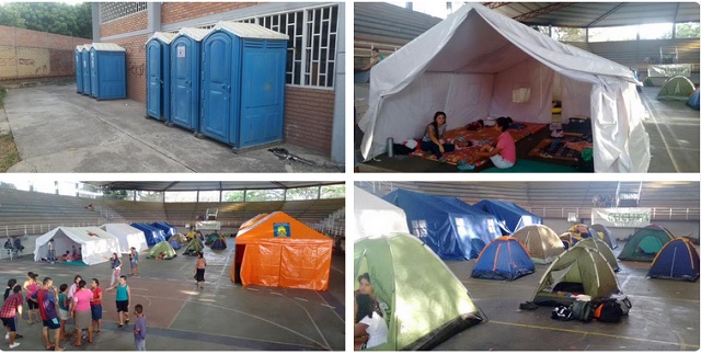 Alcaldía de Cúcuta monta albergue para recibir a los deportados de Venezuela (fotos)