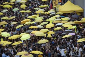 Después de un año: Hong Kong rememora la “Revolución de los Paraguas” (Fotos)