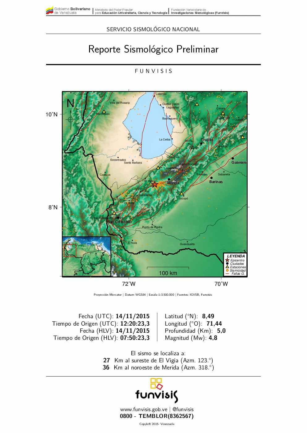 Volvió a temblar en Mérida este sábado: Magnitud 4.8