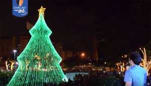 En Video: El hermoso encendido de Navidad en Chacao