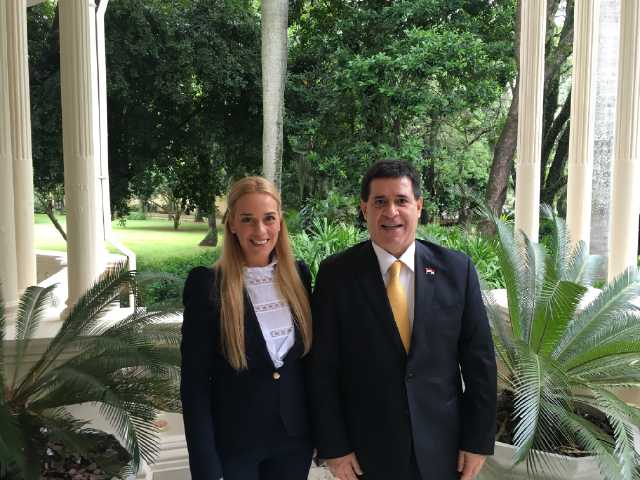 Tintori con Horacio Cartes: Me dijo que tengo coraje, pero le dije que el tiene más coraje por recibirme (Fotos)