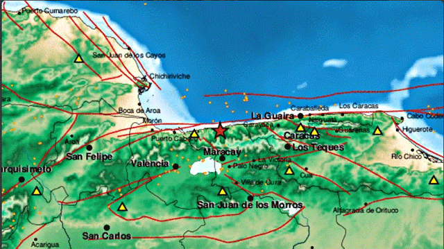Sismo de magnitud 3.0 se registró en Maracay