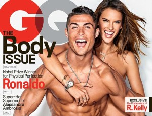 ¡El duo más sexy! Alessandra Ambrosio y Cristiano Ronaldo posan para la revista GQ (Fotos)