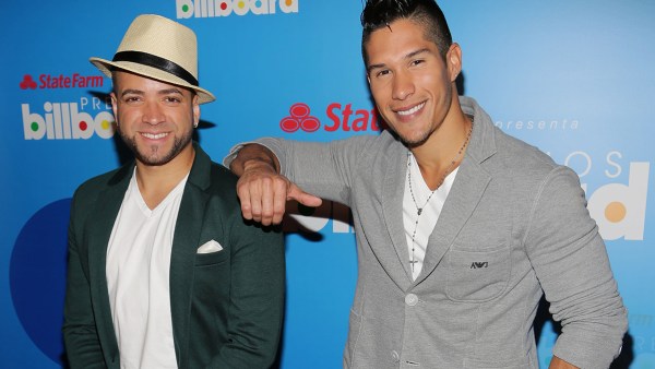 MIAMI, FL - FEBRUARY 05: Nacho and Chino attend 2014 Billboard Latin Music Awards Press Conference to announce finalists at Gibson Miami Showroom on February 5, 2014 in Miami, Florida. (Photo by Alexander Tamargo/Getty Images)