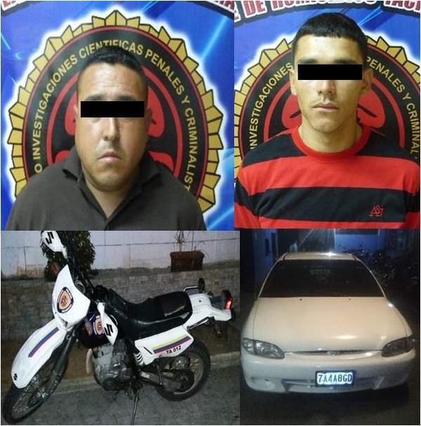 Dos policías implicados en triple crimen en Táchira