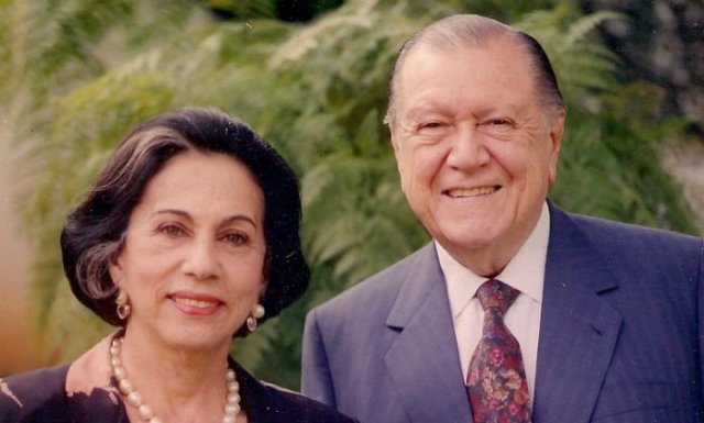 Rafael Caldera y su esposa Alicia Pietri