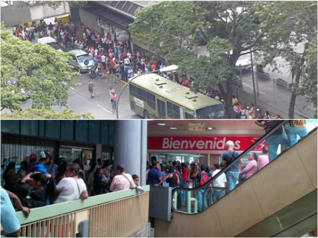 #LaColaPerenne que hace el venezolano para comprar productos (FOTOS)