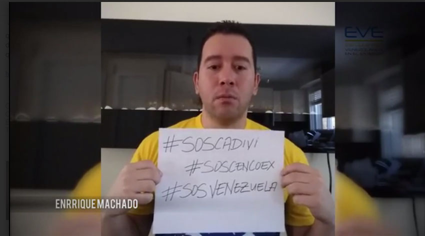 Estudiantes venezolanos en el exterior envían un SOS al mundo (video)