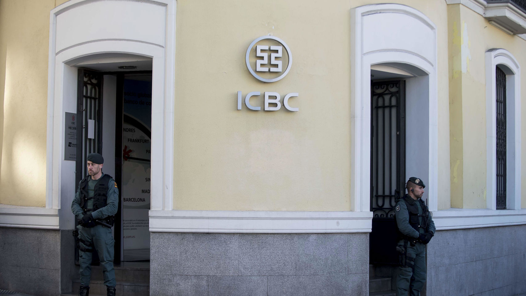 Allanan banco chino  ICBC en Madrid por blanqueo