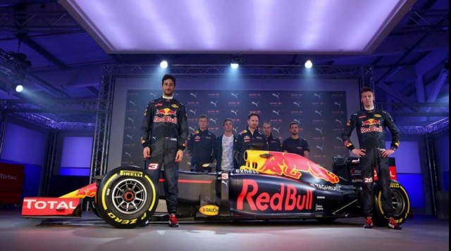 Red Bull presentó el RB12, su nuevo monoplaza para la temporada