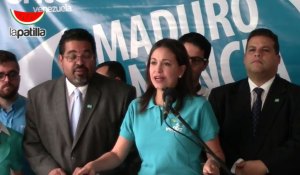 María Corina Machado: La salida es la renuncia de Maduro (Video)