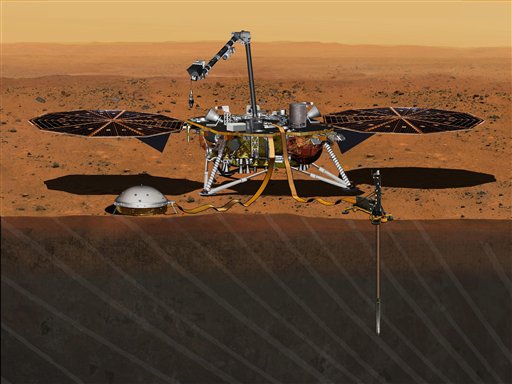 La NASA apunta nuevamente hacia Marte en 2018
