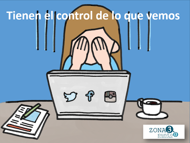 Redes sociales que tienen el control de lo que vemos