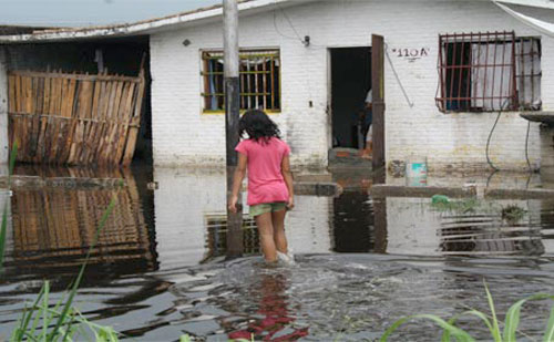Chaparrón causó inundaciones al Sur de Maracay