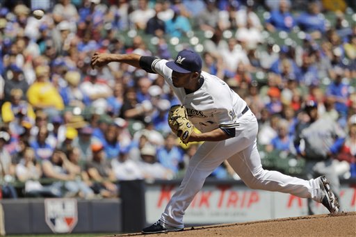 El venezolano Junior Guerra brilló ante los Cachorros y abanicó a 11 en victoria de los Cerveceros