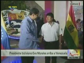 Evo Morales hizo “visita de médico” en Venezuela (video + aja, ¿y entonces?)