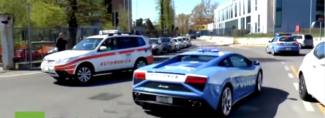 VIDEO: ¿Para qué utiliza la policía italiana sus dos Lamborghini?
