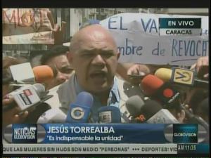 Chúo Torrealba afirma que es necesario ejercer presión para exigir la paz al gobierno