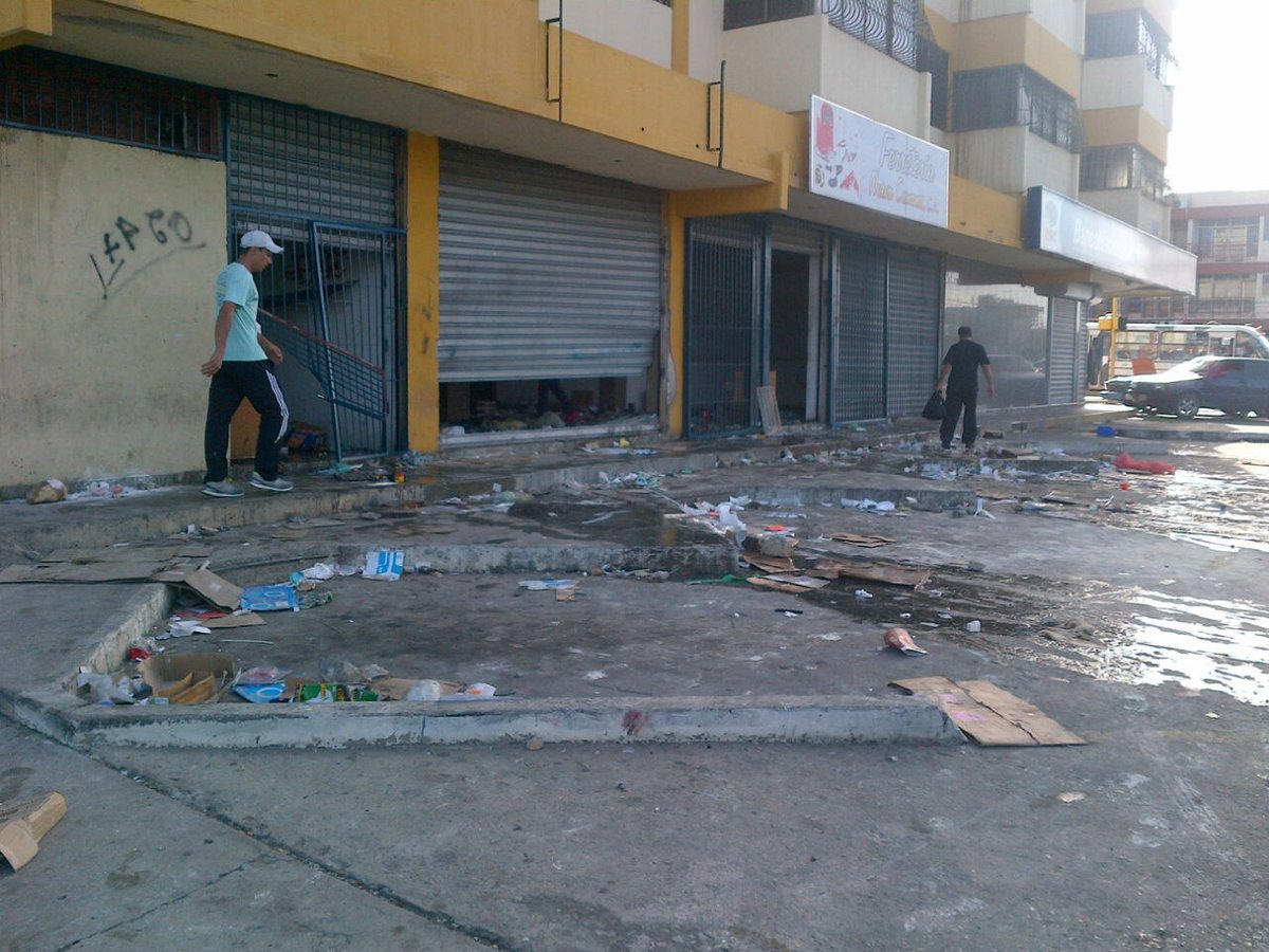 En Cumaná los trabajadores de comercios saqueados no cobraron la quincena