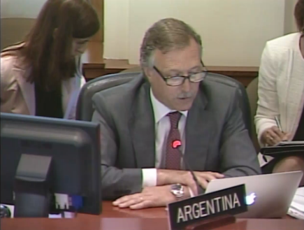 Argentina enfatiza su apoyo a un “diálogo útil y abierto” con respeto a los DDHH