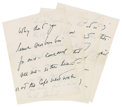 Subastan carta escrita por John F. Kennedy a supuesta amante