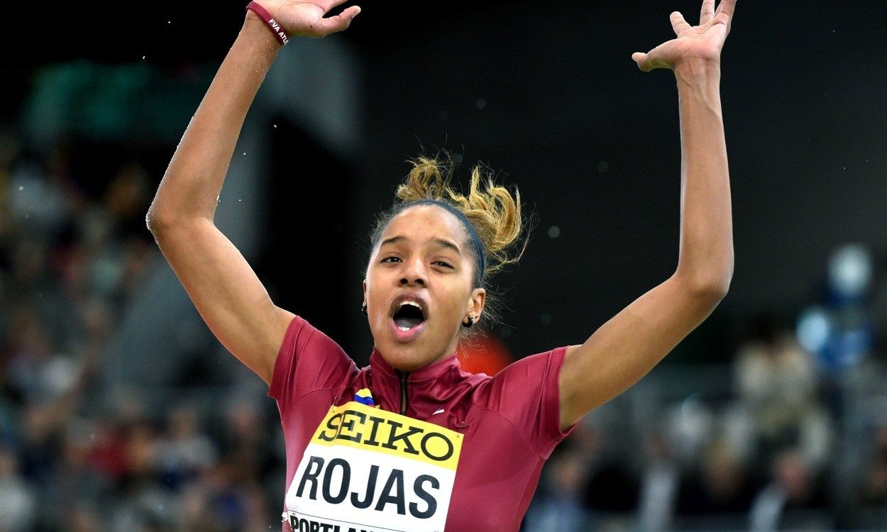 Yulimar Rojas conquistó la medalla de plata en Mónaco con un salto de 14.64 metros