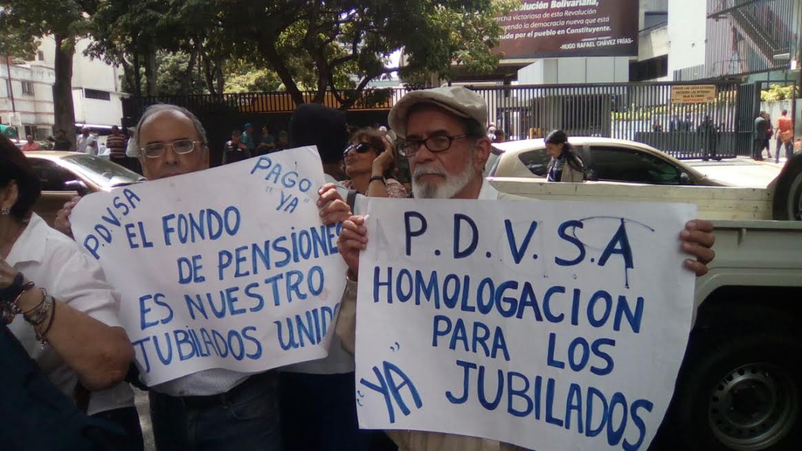 Jubilados de Pdvsa denunciaron robo del fondo de pensiones