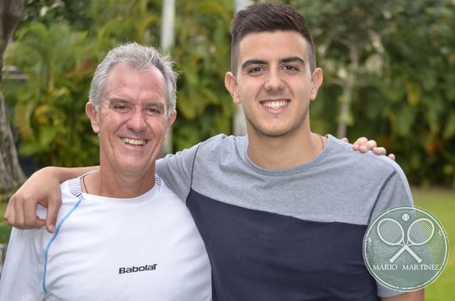 Carlos Claverie padre ex Copa Davis con su hijo Carlos Nadador Olimpico 2016