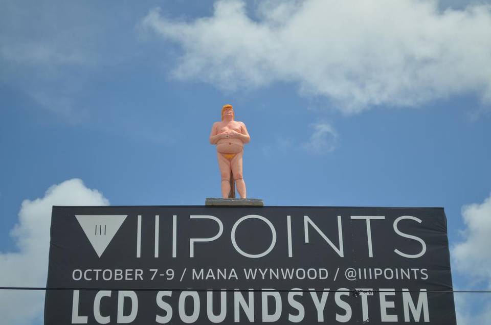Roban en Miami la estatua de Donald Trump desnudo