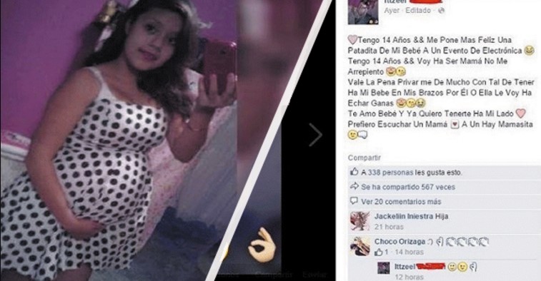 Adolescente anunció su embarazo por Facebook y todos llamaron a la policía…Entérate por qué