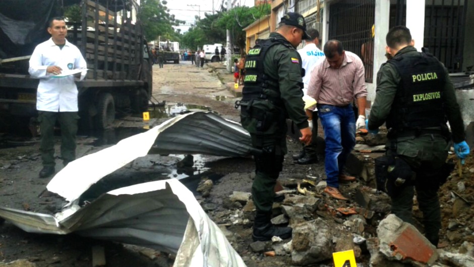 Atentado en Colombia deja 19 heridos