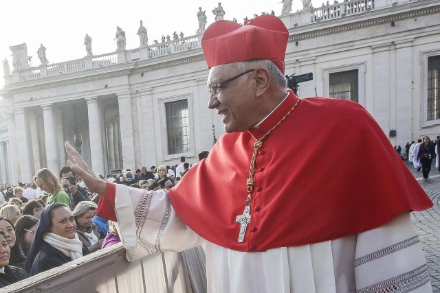 El cardenal Porras en El Vaticano EFE/EPA/GIUSEPPE LAMI