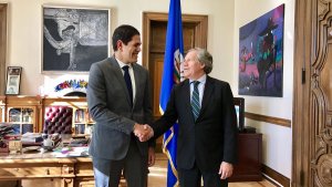 Almagro recibió a Lester Toledo en la OEA (foto)