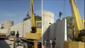Líbano construye un muro de seguridad alrededor de un campo de refugiados palestinos