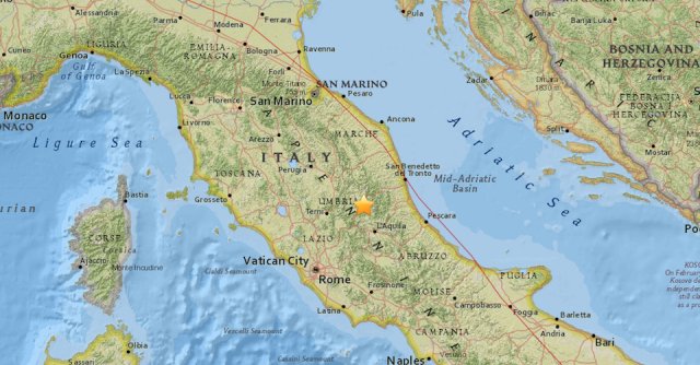 Nuevo sismo de 5,4 sacude el centro de Italia