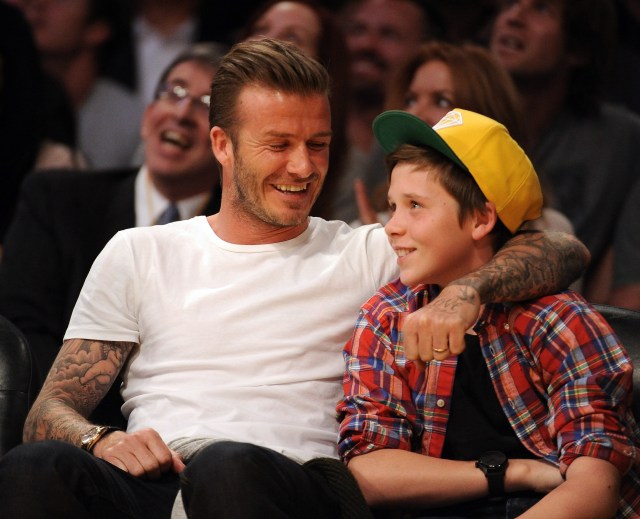 David y Brooklyn Beckham